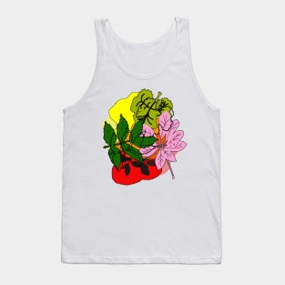 Autumn Mix Leaves Tank Top